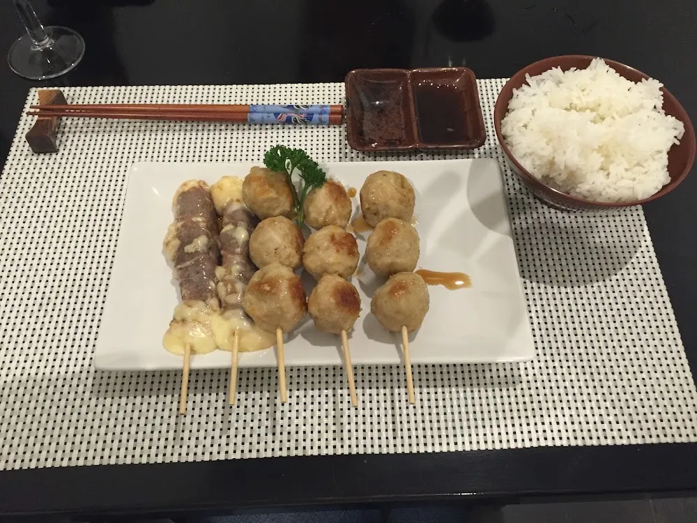 Yakitori Boulettes de Poulet